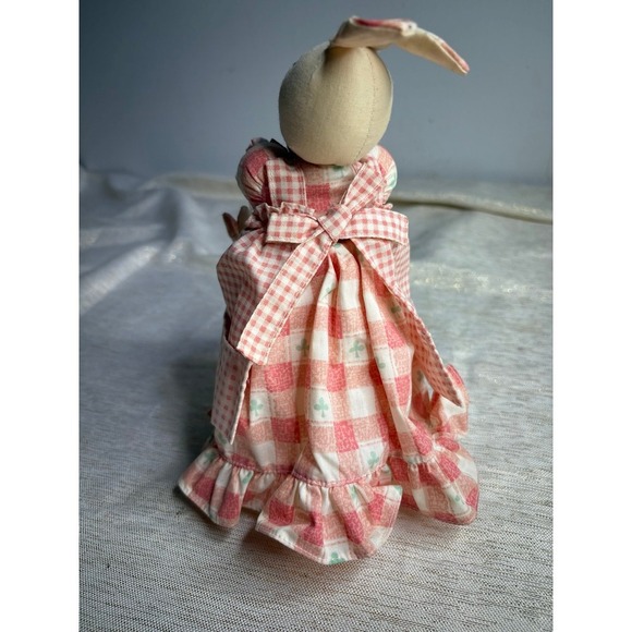 vintage stuffed animal toy called "Russ Luv Pets Mama Bunny with Triplets - Picture 6 of 7